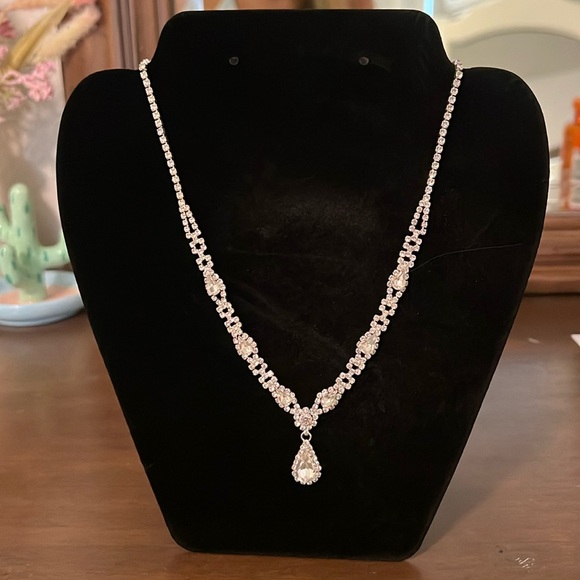 Diamond Necklace and Bracelet Set - Picture 2 of 6